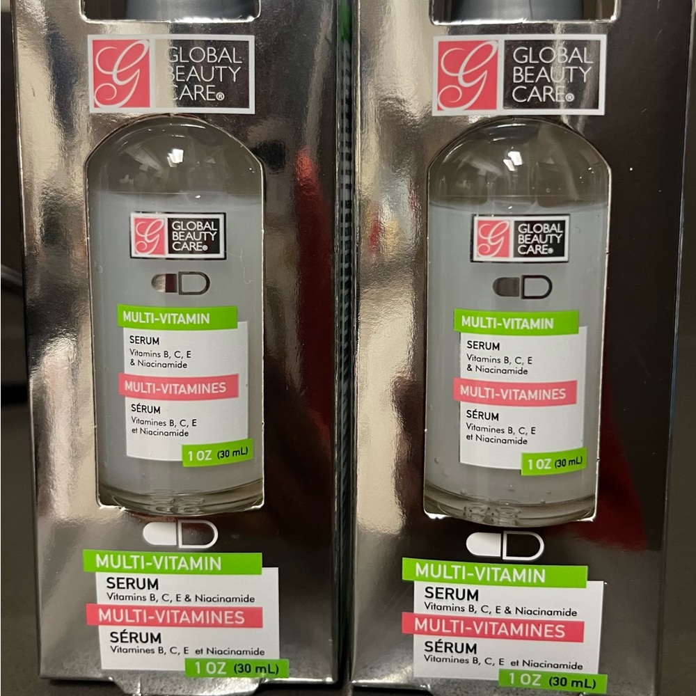 Buy 1 Get 1 FREE (2 Pack) New Global Beauty Care Multi-Vitamin Brightening Serum